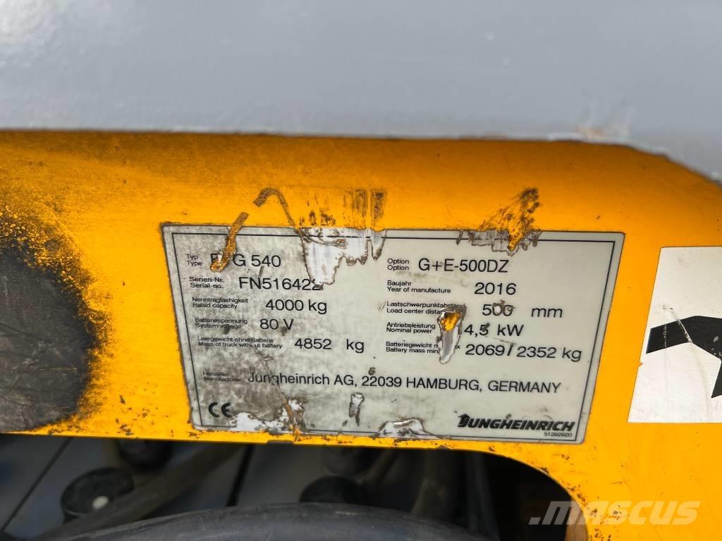 Jungheinrich EFG 540 Elektritõstukid