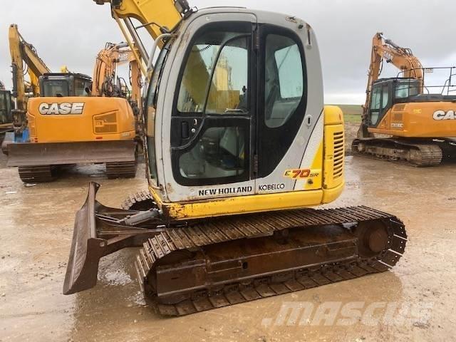 New Holland E 70 SR Väikeekskavaatorid 7t-12t