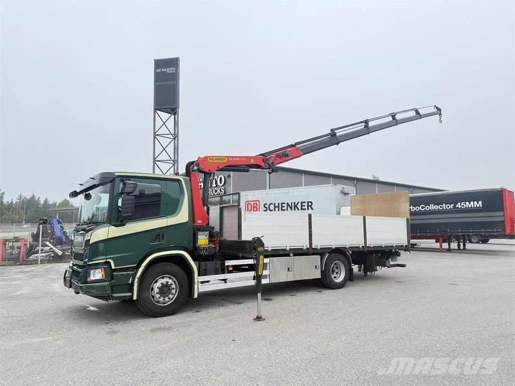 Scania P320 4x2 Kraanaga veokid