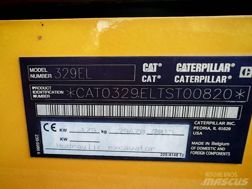 CAT 329 EL ( Leica 3D ) Roomikekskavaatorid