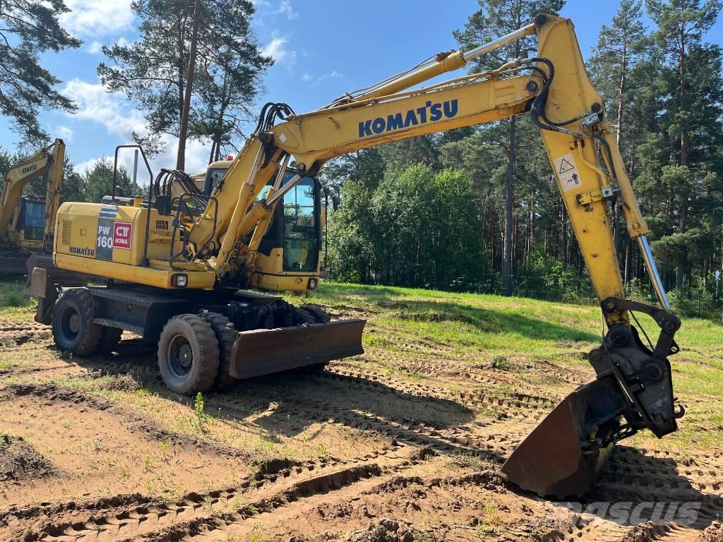 Komatsu PW 160-7 Ratasekskavaatorid