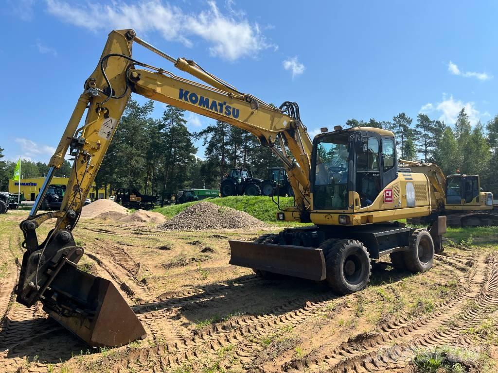 Komatsu PW 160-7 Ratasekskavaatorid