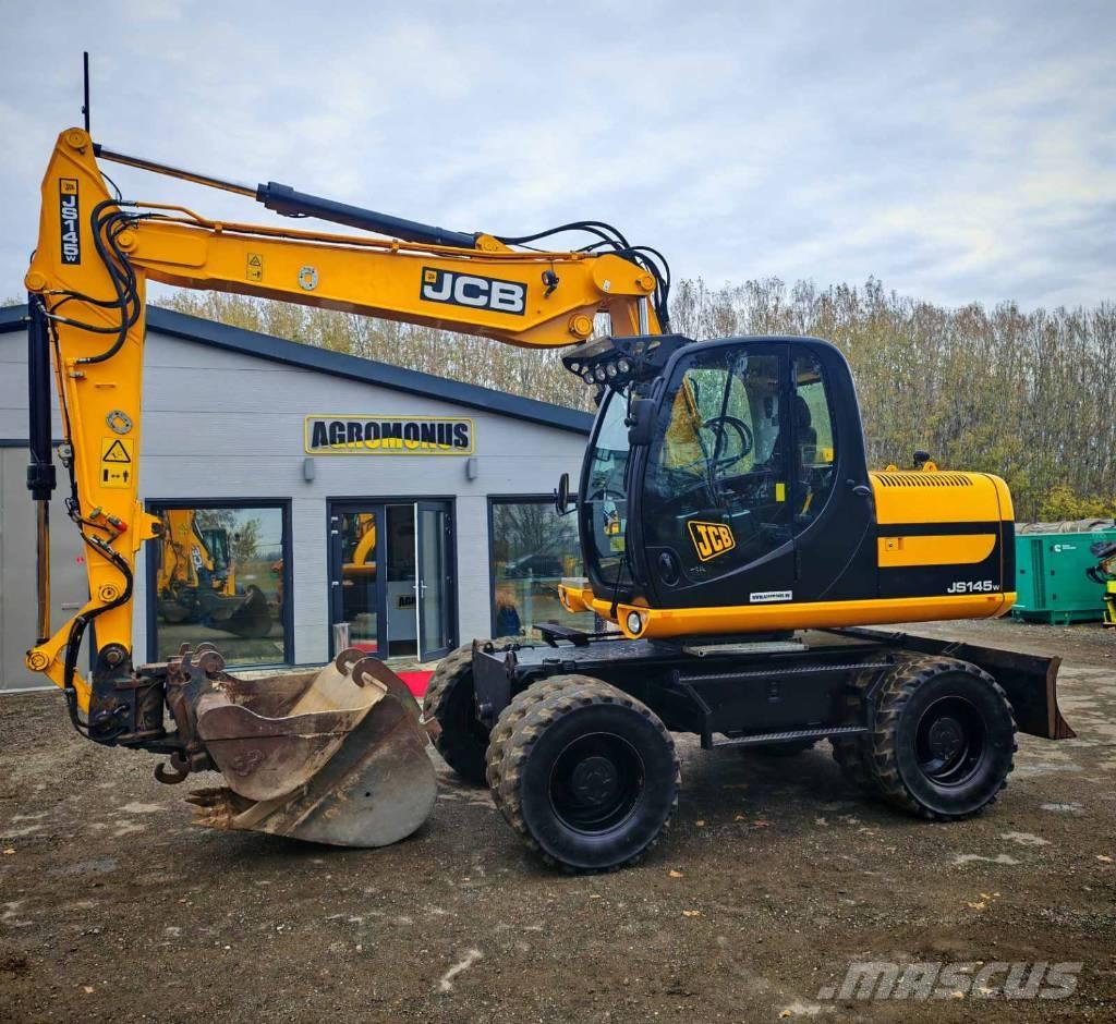 JCB JS 145 W Ratasekskavaatorid
