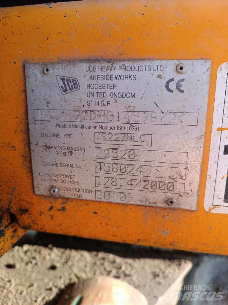 JCB JS 220 N LC Roomikekskavaatorid