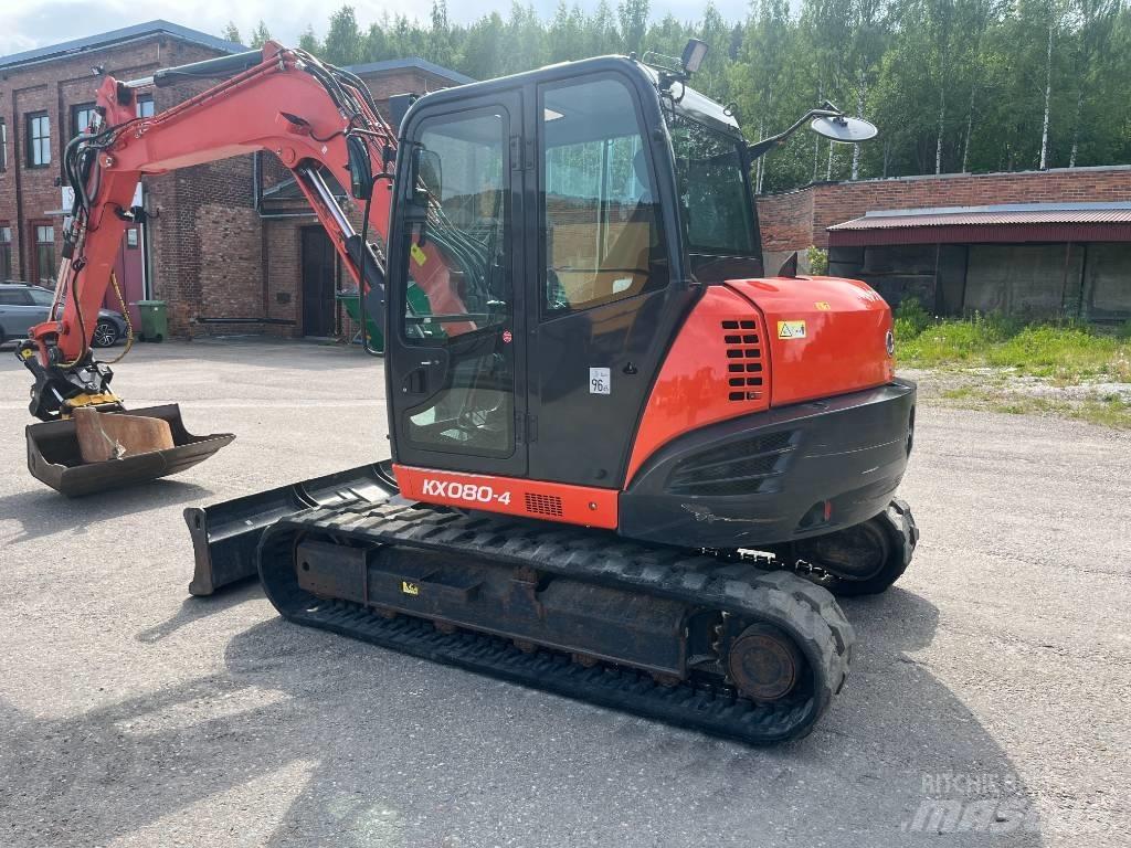 Kubota KX 080-4 Väikeekskavaatorid 7t-12t