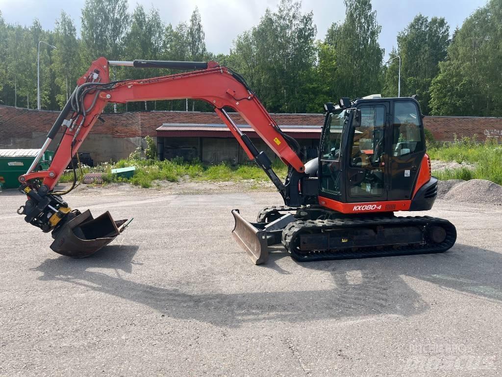 Kubota KX 080-4 Väikeekskavaatorid 7t-12t