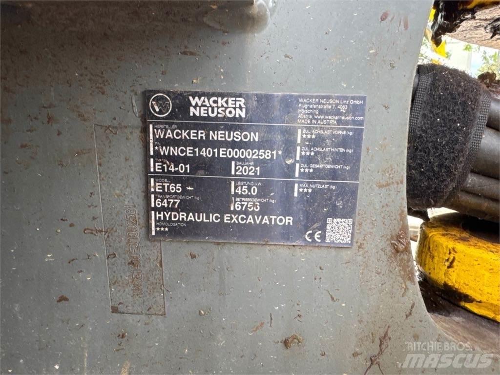 Wacker Neuson ET65 Roomikekskavaatorid