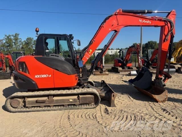 Kubota KX 080-4 Väikeekskavaatorid 7t-12t