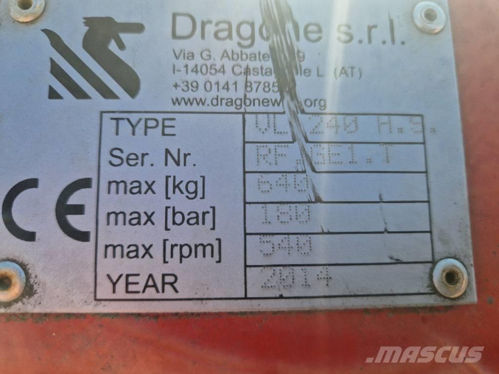 Dragone VL240 H.S Karjamaade niidukid / pealselõikurid