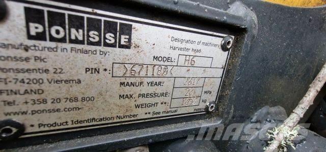 Ponsse Ergo 8wd Harvesterid