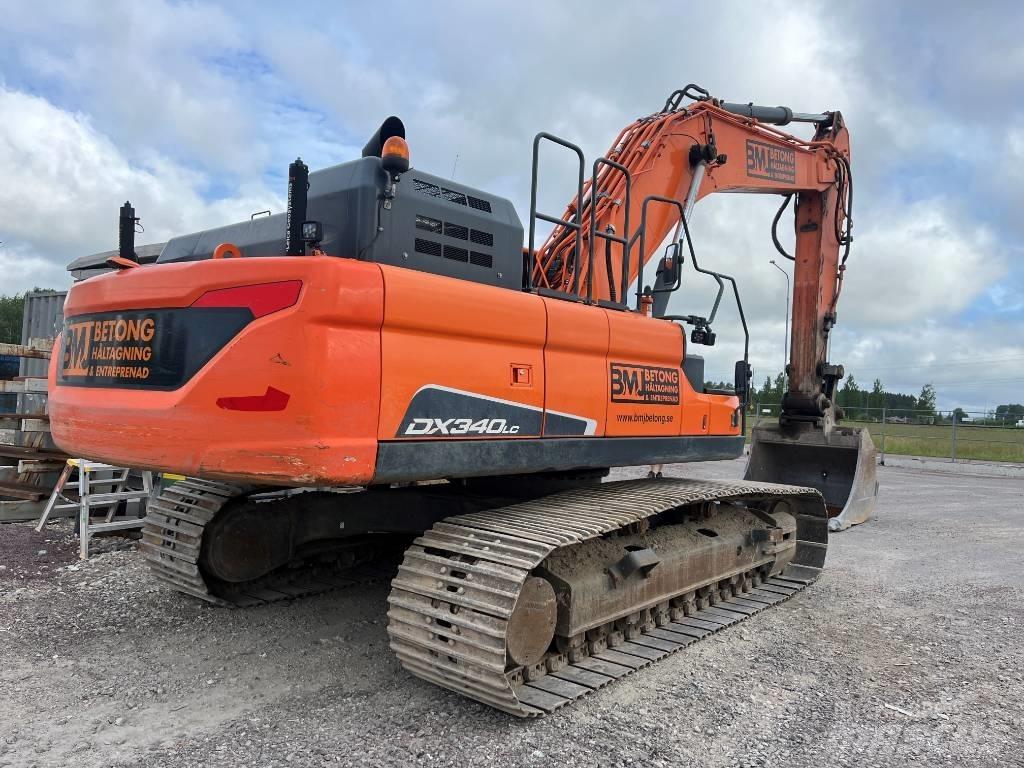 Doosan DX 340 LC-5 Roomikekskavaatorid