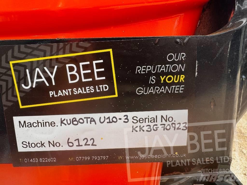 Kubota U 10-3 Miniekskavaatorid < 7 t