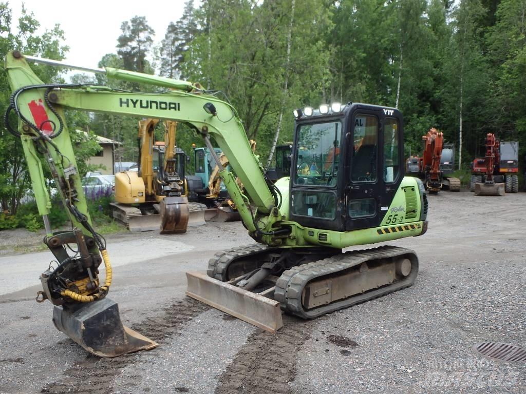 Hyundai Robex 55-3 Miniekskavaatorid < 7 t