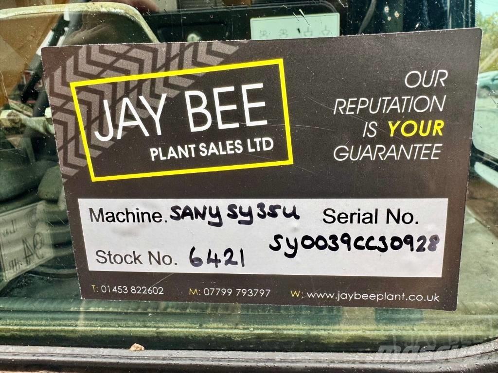 Sany SY 35 U Miniekskavaatorid < 7 t
