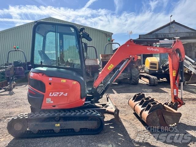 Kubota U 27-4 Miniekskavaatorid < 7 t