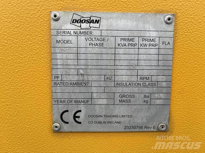 Doosan G 60 Diiselgeneraatorid