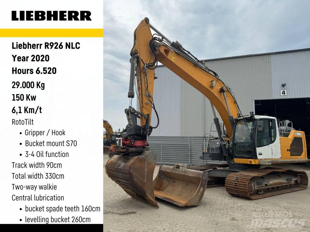 Liebherr R926 Roomikekskavaatorid