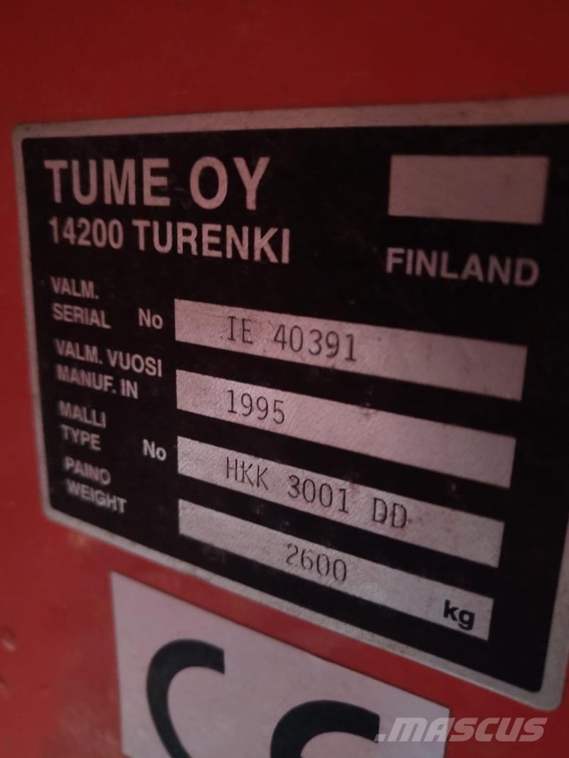 Tume HKK 3001 DD Muud põllumajandusmasinad