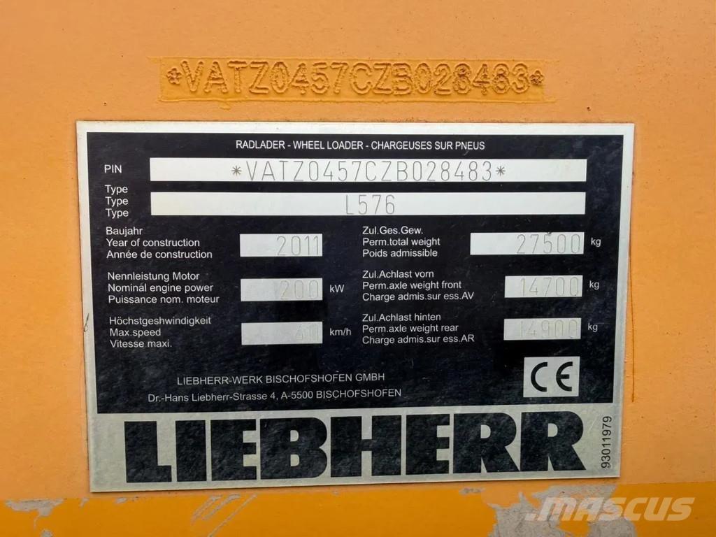 Liebherr L576 Rataslaadurid