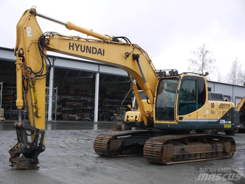 Hyundai R 220 LC-9A Roomikekskavaatorid