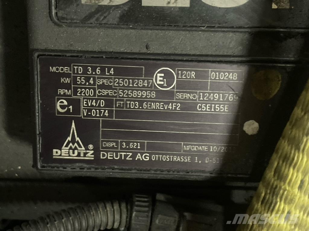 Deutz TD3.6L4 Mootorid