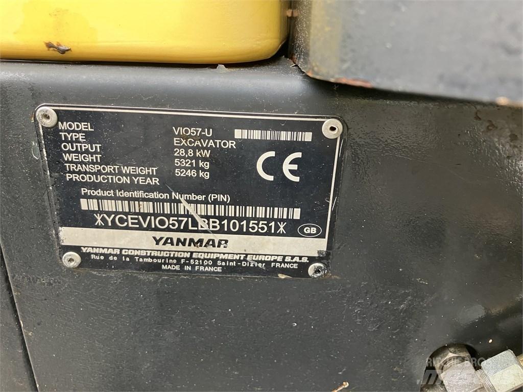Yanmar Vio 57 U Miniekskavaatorid < 7 t
