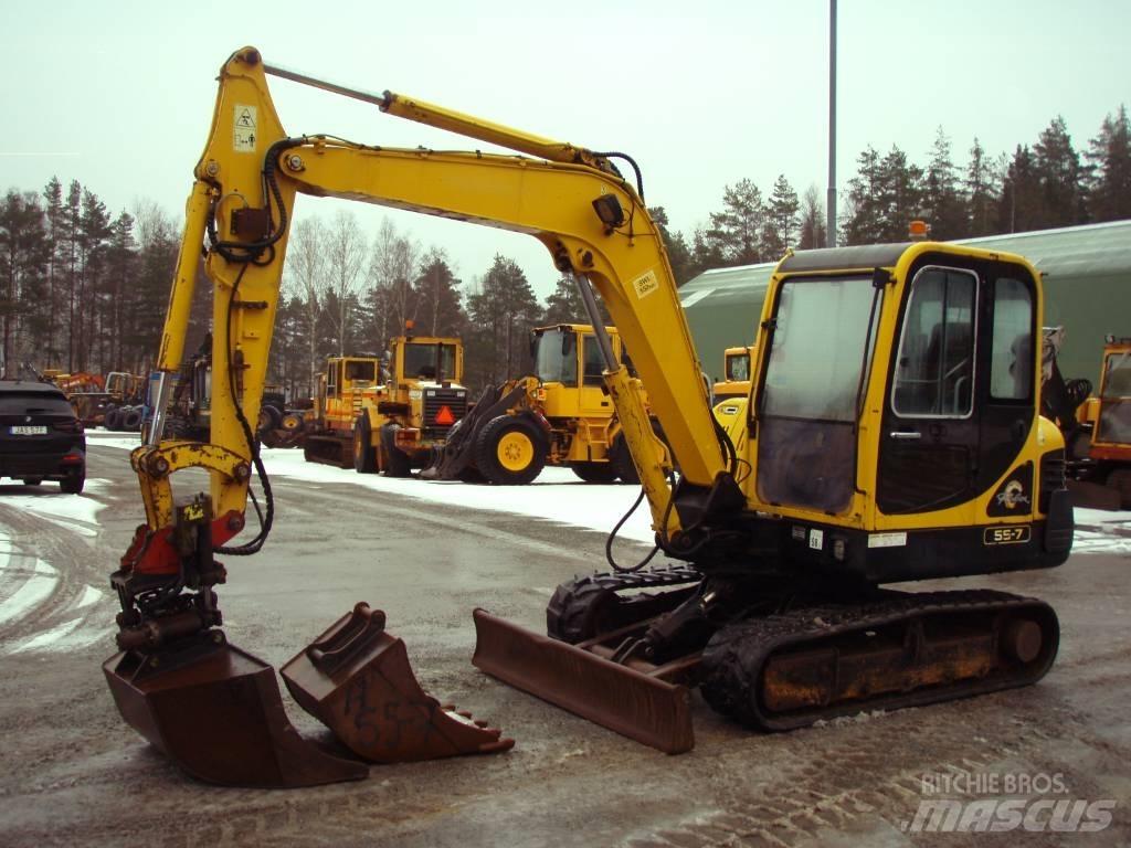 Hyundai Robex 55-7 Miniekskavaatorid < 7 t