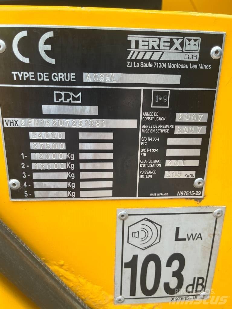 Terex Demag AC 35-L Raske maastiku tõstukid
