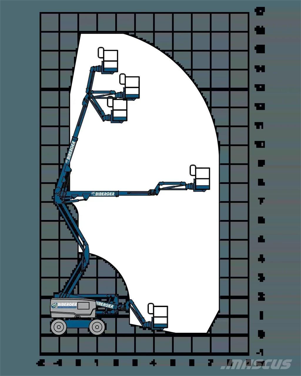 JLG E450AJ Iseliikuvad poomtõstukid