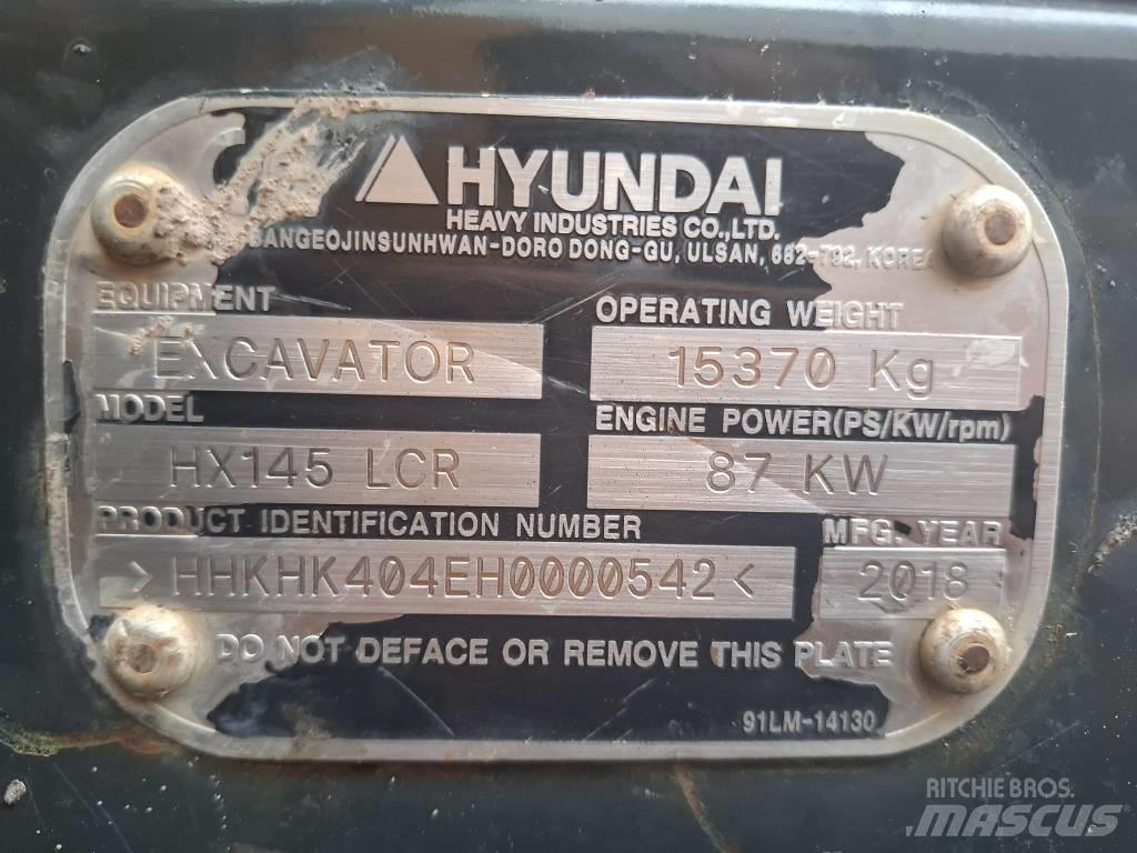 Hyundai HX 145 LCR Roomikekskavaatorid