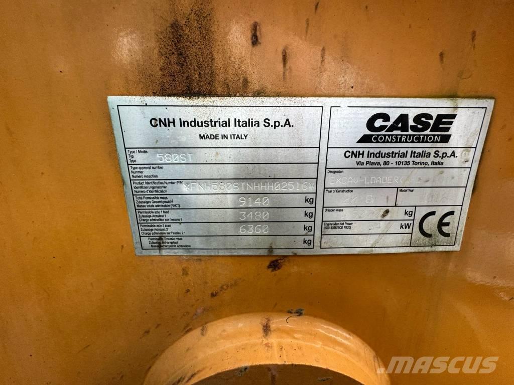 CASE 580 ST Ekskavaatorlaadurid