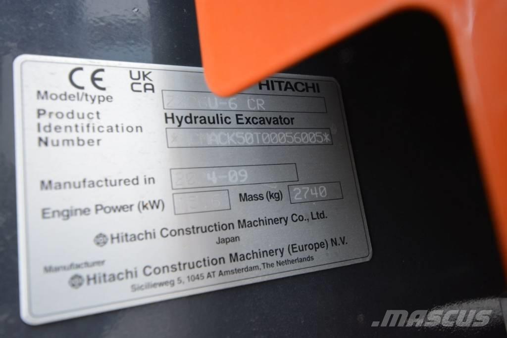 Hitachi ZX 26 U-6 Miniekskavaatorid < 7 t