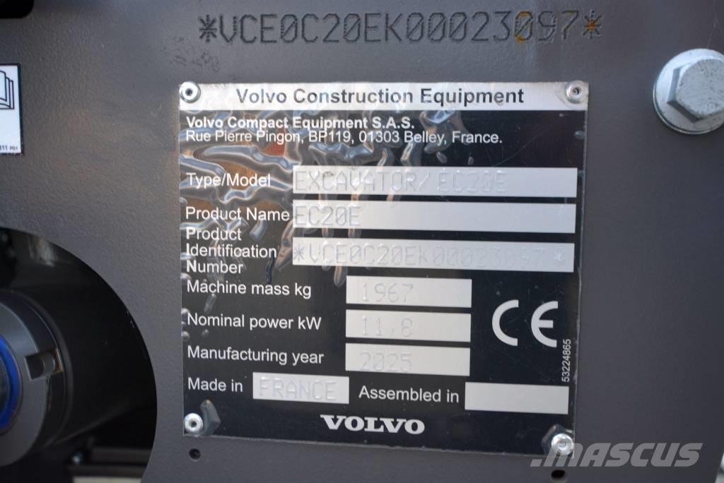 Volvo EC 20 E Miniekskavaatorid < 7 t