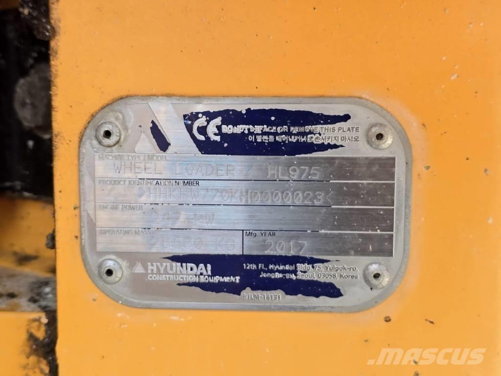 Hyundai HL 975 Rataslaadurid