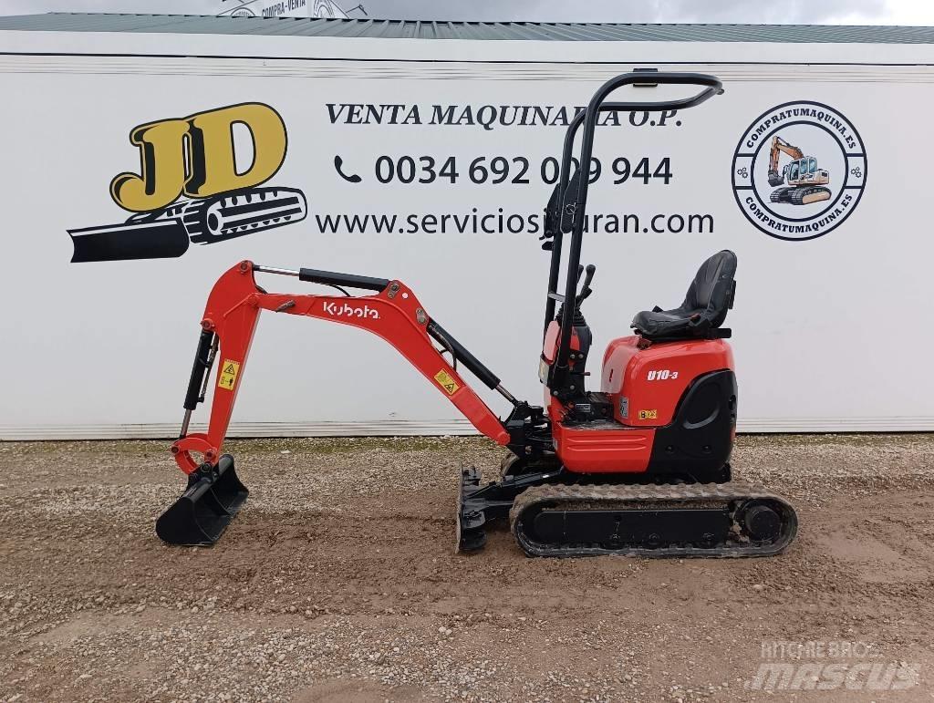 Kubota U 10-3 Miniekskavaatorid < 7 t
