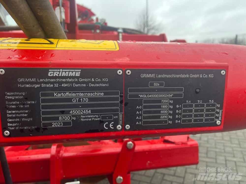 Grimme GT 170 Kartulikombainid ja kaevajad