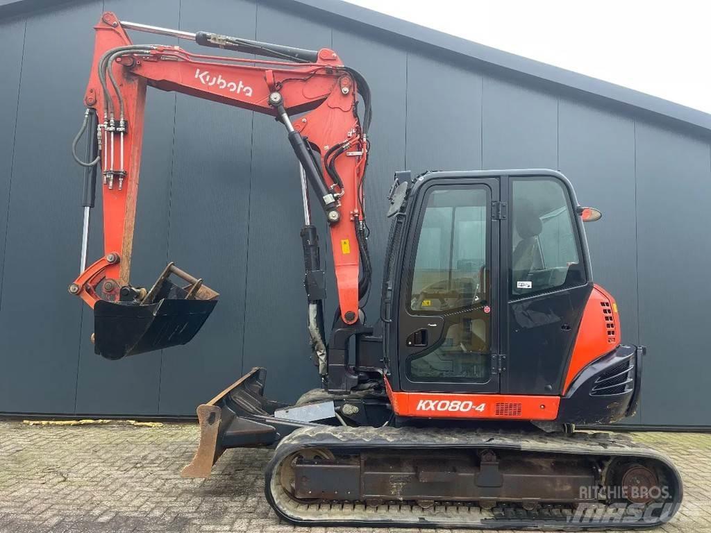 Kubota Kx080-4 Väikeekskavaatorid 7t-12t
