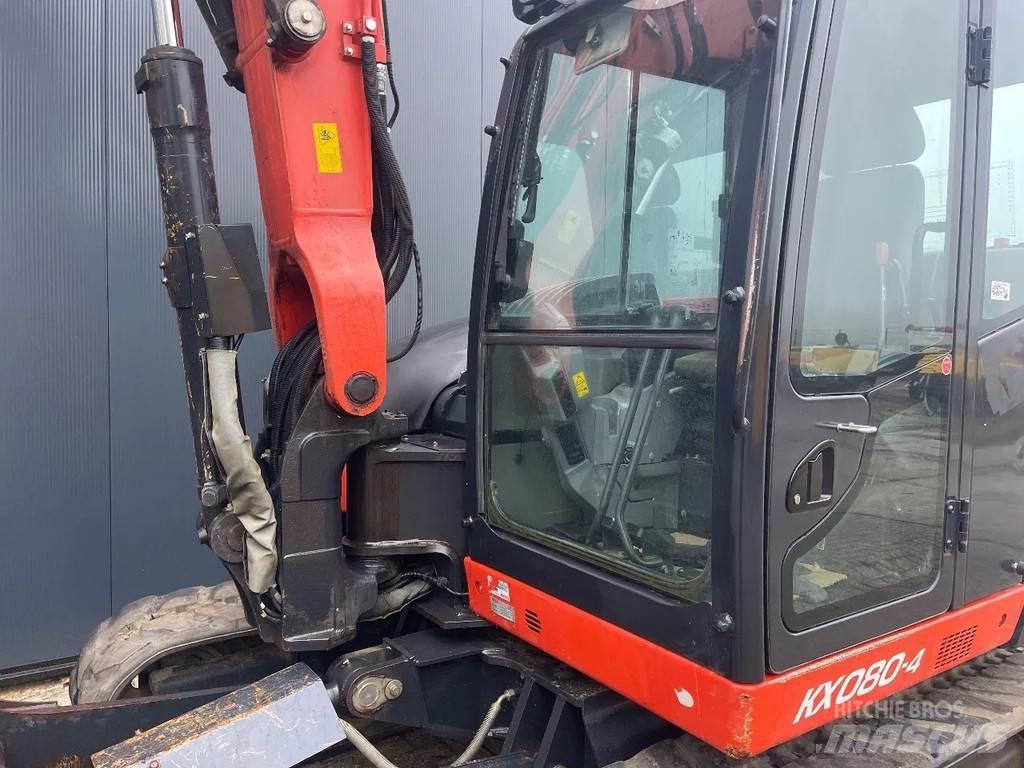 Kubota Kx080-4 Väikeekskavaatorid 7t-12t