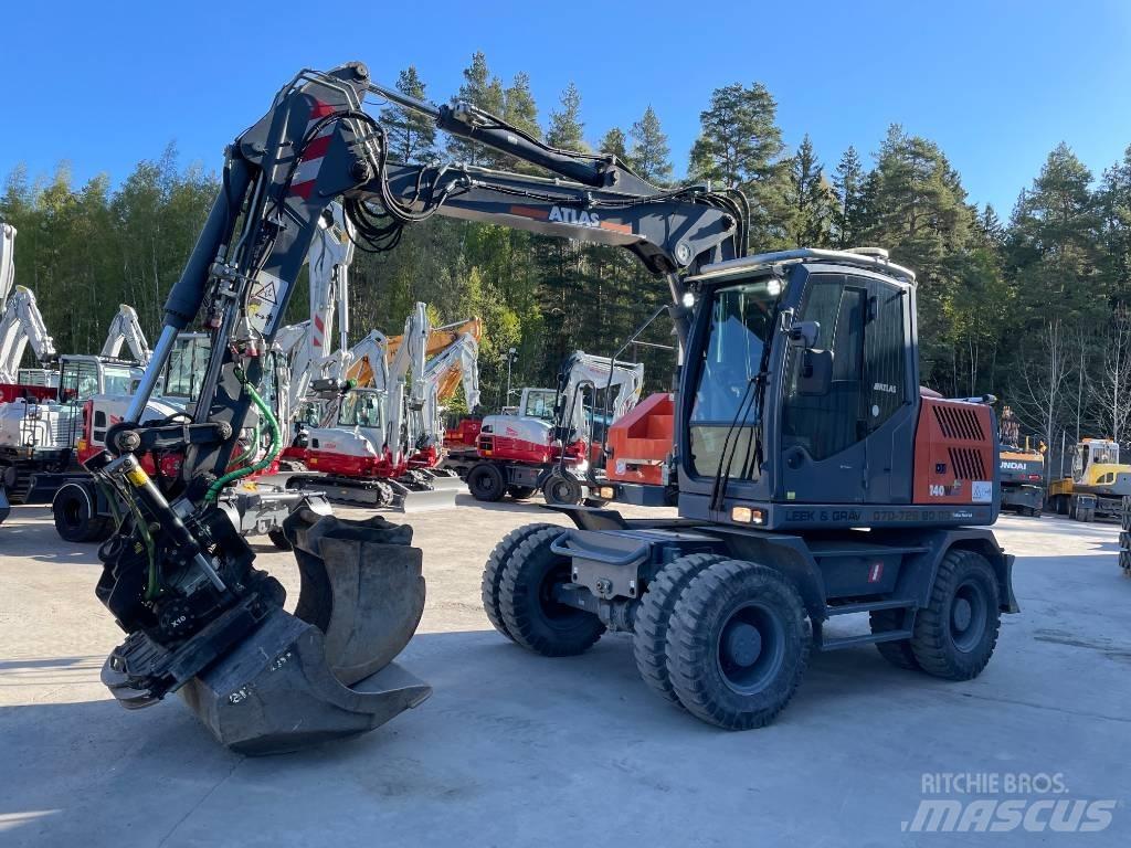 Atlas 140 W Ratasekskavaatorid