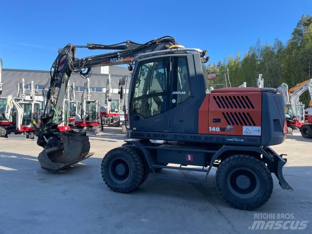 Atlas 140 W Ratasekskavaatorid