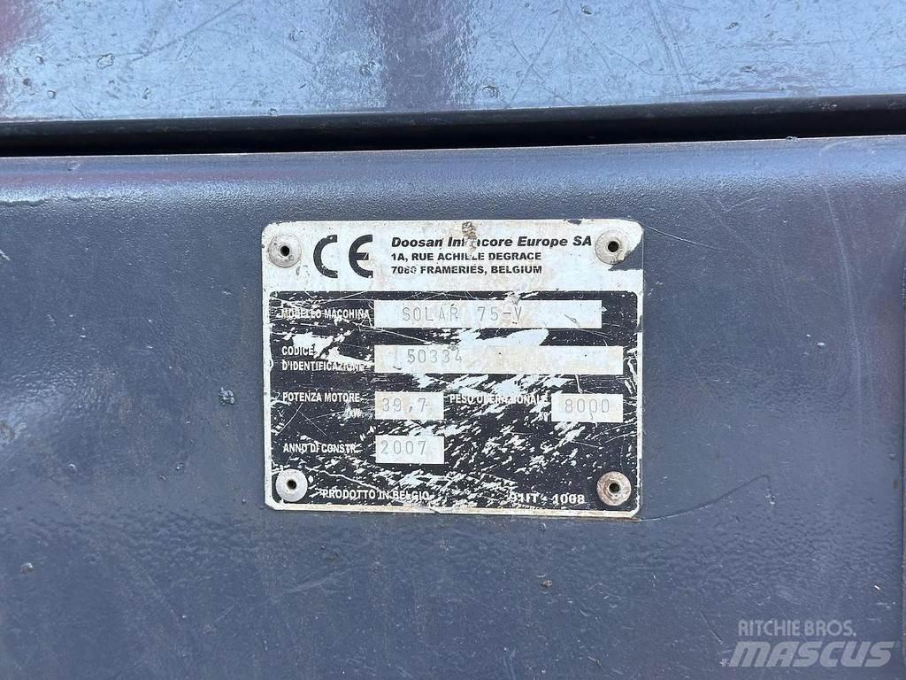 Doosan SOLAR 75V Väikeekskavaatorid 7t-12t