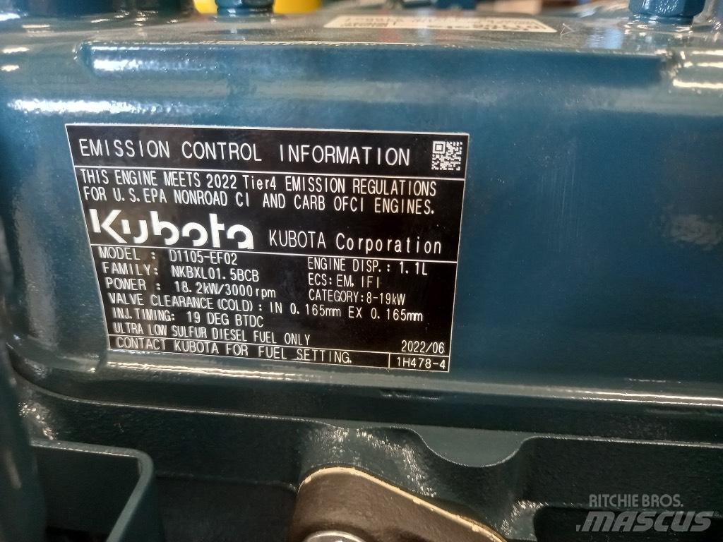 Kubota D 1105 Mootorid
