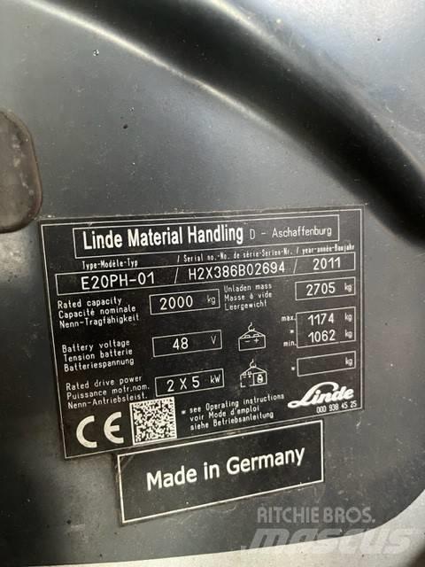 Linde E20 PH-01 Elektritõstukid