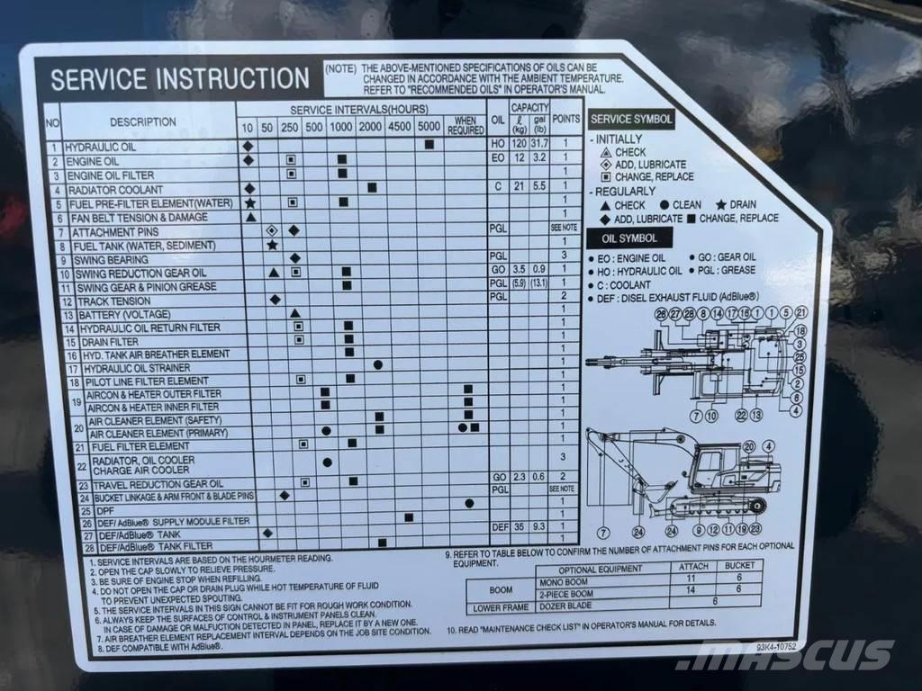 Hyundai HX140AL Roomikekskavaatorid