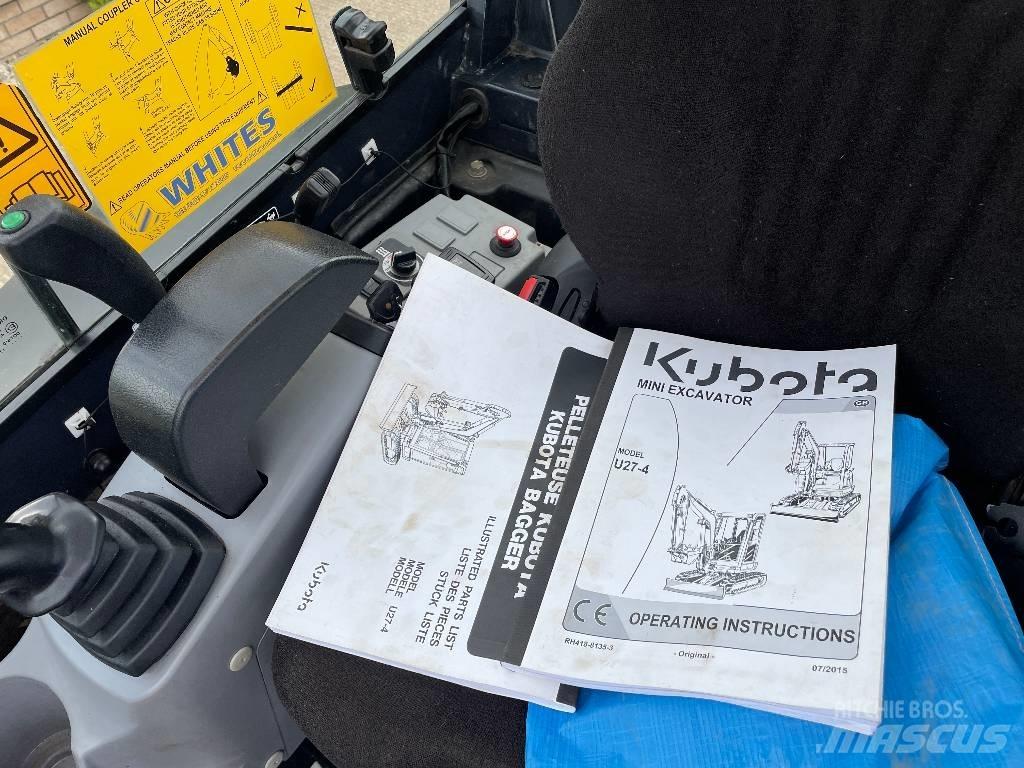 Kubota U 27-4 Miniekskavaatorid < 7 t