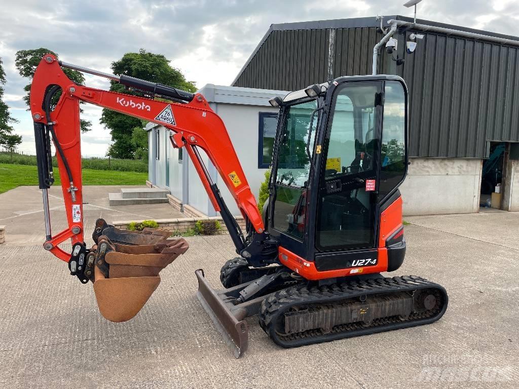 Kubota U 27-4 Miniekskavaatorid < 7 t