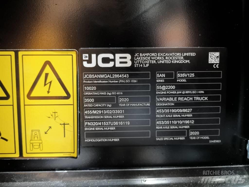 JCB 535 V 125 Teleskooplaadurid
