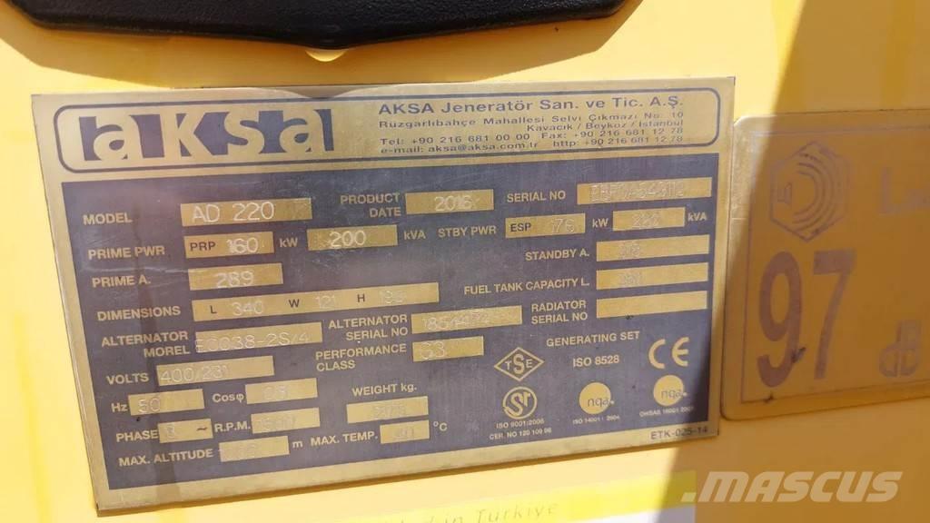 Doosan Aksa AD220 Muud generaatorid