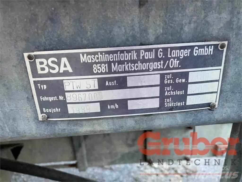 BSA PTW 5 T Lägapaagid
