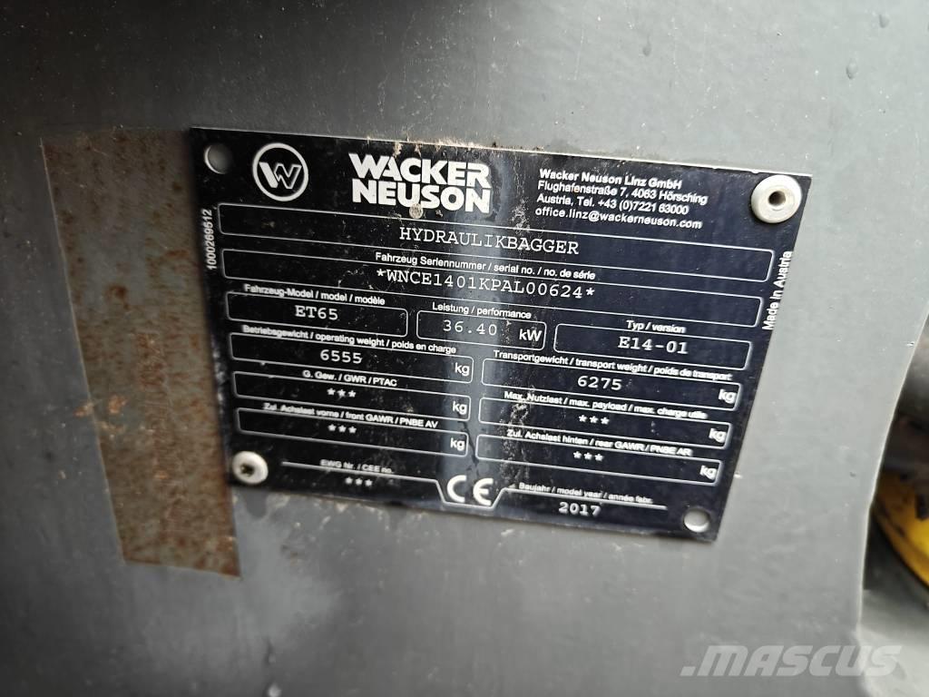 Wacker Neuson ET 65 Miniekskavaatorid < 7 t